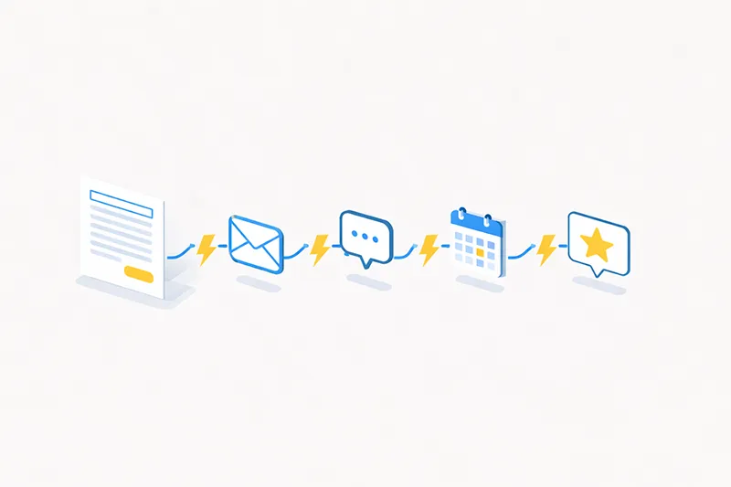 Automated follow-up illustration